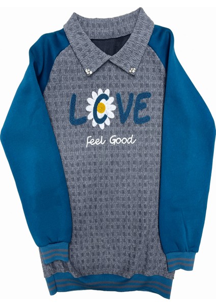 Kız Çocuk Kargo Cepli Gömlek Yakalı ve Yaka Taşlı 3 Iplik Alt Üst Takım 12328 fiyatları