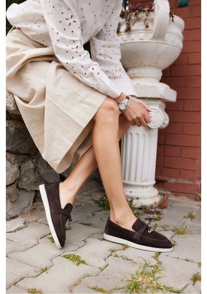 Casado Kadın Bej Gercek Suet Loafer Ayakkabi fiyatları