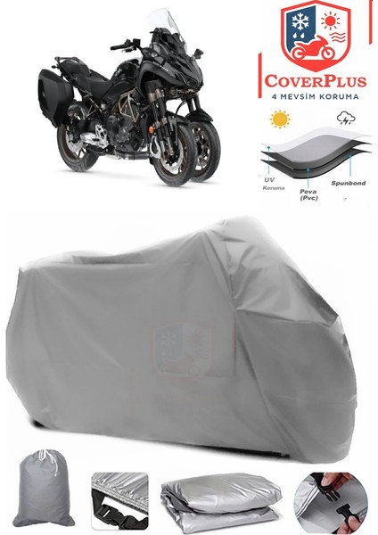 Yamaha Niken Gt Gri Motorsiket Brandası Motor Örtüsü Çadır Su Geçirmez Motosiklet Kılıfı Motor Brandası