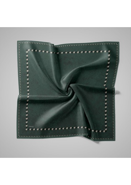 Naturel Eşarp | Kaz Ayağı Çerçeve