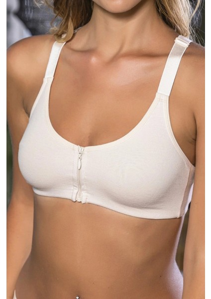 Ten Önden Fermuarlı Pamuklu Sütyen,günlük ve Medikal Kullanım Için, Kadın Iç Giyim modelleri
