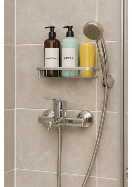 Dalyan Kare Banyo Bataryası | Şık Krom Duş Musluğu - Tek Kollu, Su Tasarruflu DL-313 modelleri