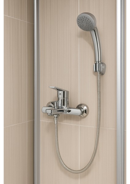 Dalyan Kare Banyo Bataryası | Şık Krom Duş Musluğu - Tek Kollu, Su Tasarruflu DL-313 fırsatları