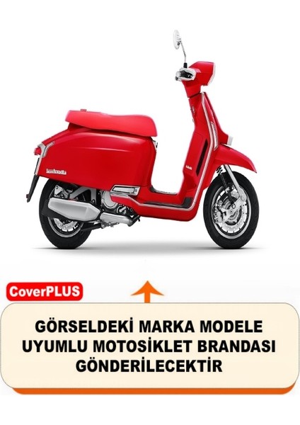 Lambretta G350 Siyah Motorsiket Brandası Motor Örtüsü Çadır Su Geçirmez Motosiklet Kılıfı Motor Brandası fiyatları