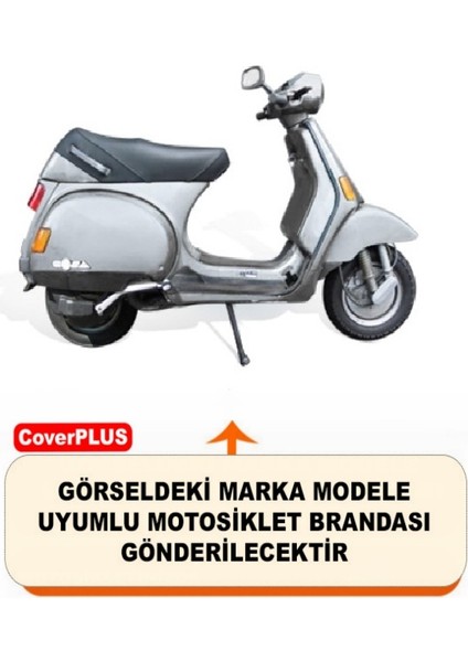 Vespa Cosa 200 Arka Çanta Uyumlu (Gri) Motorsiket Brandası Motor Örtüsü Çadır Su Geçirmez Motosiklet Kılıfı Motor Brandası fiyatları