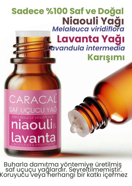 Nioli Niaouli Yağı Lavanta Yağı Karışımı 5ml fiyatları