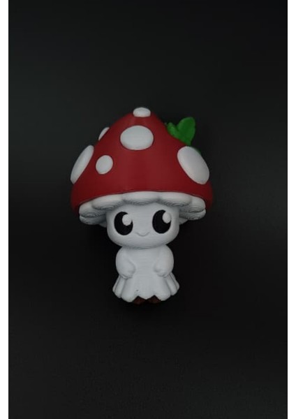 Kırmızı Şapkalı Sevimli Mantar Figürlü Büyük Boy Anahtarlık Çanta Süsü Charm fırsatları