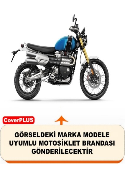 Triumph Scrambler 1200 Xe Gri Motorsiket Brandası Motor Örtüsü Çadır Su Geçirmez Motosiklet Kılıfı Motor Brandası fiyatları