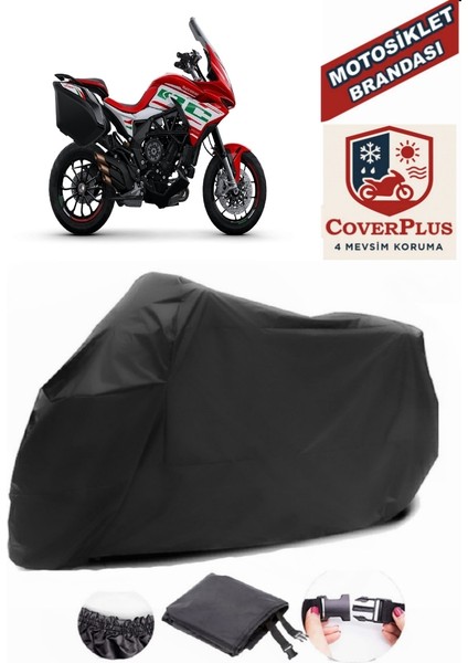 Mv Agusta Turismo Veloce Siyah Motorsiket Brandası Motor Örtüsü Çadır Su Geçirmez Motosiklet Kılıfı Motor Brandası