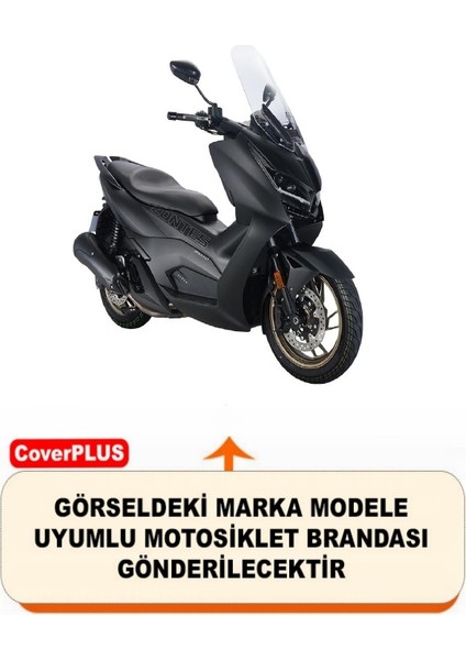 Zontes 350 D Arka Çanta Uyumlu (Gri) Motorsiket Brandası Motor Örtüsü Çadır Su Geçirmez Motosiklet Kılıfı Motor Brandası fiyatları