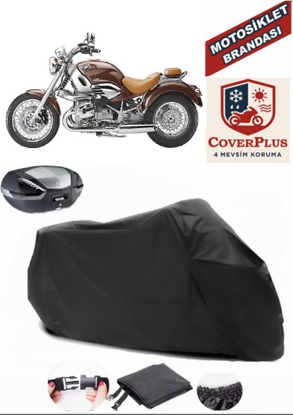Bmw R 1200 cl Siyah Arka Çanta Uyumlu Motorsiket Brandası Motor Örtüsü Çadır Su Geçirmez Motosiklet Kılıfı Motor Brandası