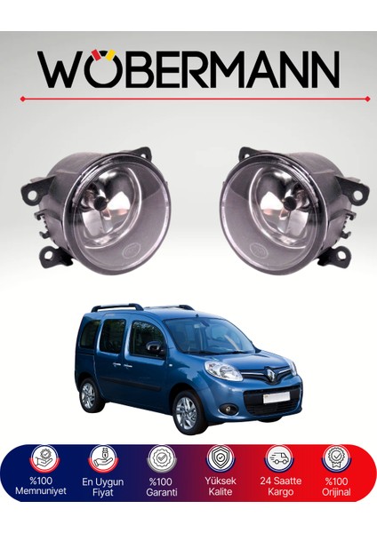 Renault Kangoo Sis Far Seti 2007-2014 Uyumlu