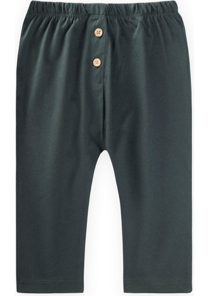 Sahte Patlı Bebe Eşofman 0-3 Yaş Haki Yeşil