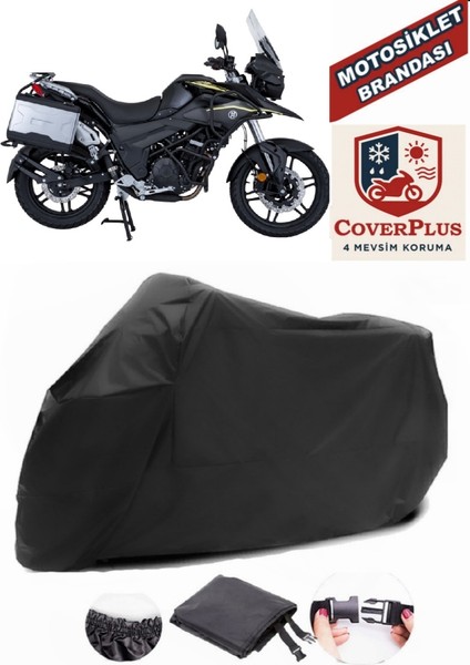 Mondial Rx3-S Evo Siyah Motorsiket Brandası Motor Örtüsü Çadır Su Geçirmez Motosiklet Kılıfı Motor Brandası