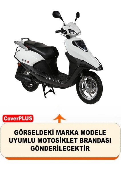 Rmg Moto Gusto Santa 125 Siyah Arka Çanta Uyumlu Motorsiket Brandası Motor Örtüsü Çadır Su Geçirmez Motosiklet Kılıfı Motor Brandası fiyatları