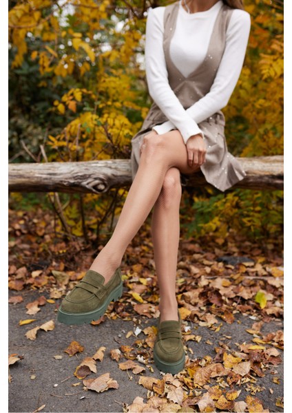 Alberto Kadın Kahve Gercek Deri Eva Taban Loafer Ayakkabi fiyatları