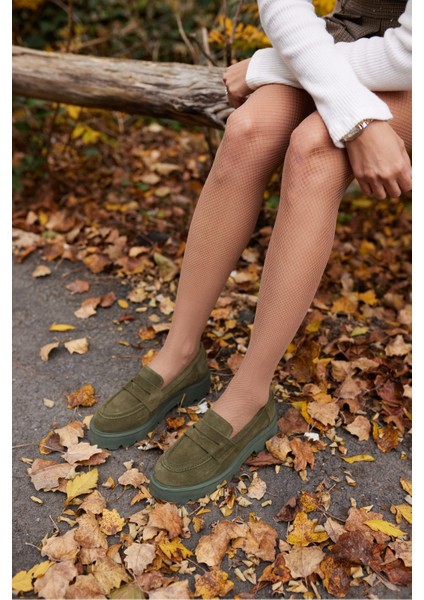 Alberto Kadın Kahve Gercek Deri Eva Taban Loafer Ayakkabi indirimleri