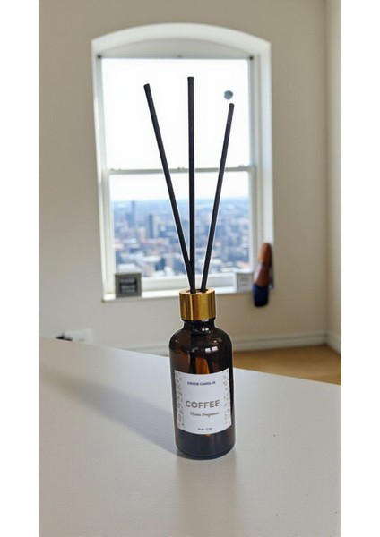 -Kahve-Çubuklu Koku-Kahverengi-Kahve Bambu Oda Kokusu 50 ml – Aromaterapi | Sıcak ve Enerji Veren Esans modelleri