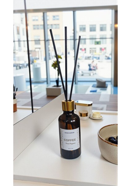 -Kahve-Çubuklu Koku-Kahverengi-Kahve Bambu Oda Kokusu 50 ml – Aromaterapi | Sıcak ve Enerji Veren Esans fırsatları
