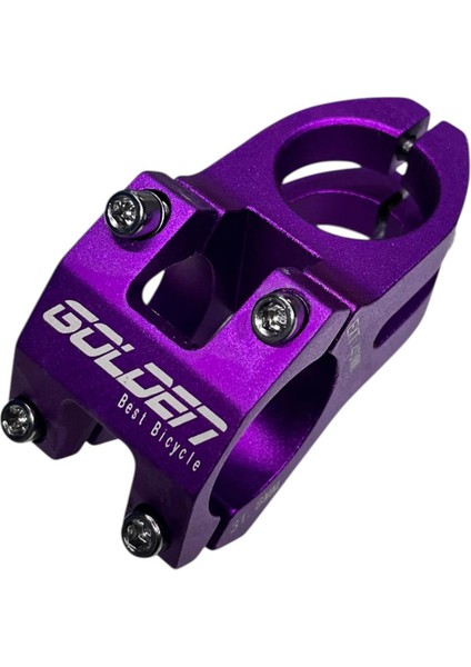 Bisiklet Alüminyum Direksiyon Golden Kısa 40MM Gidon Boğaz Set 78 cm Yedek Parçası Mor Renk fiyatları