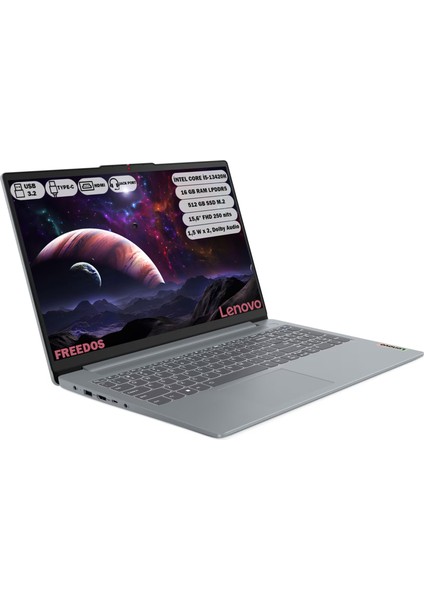 Ideapad Slim 3 15IRH8 I5-13420H 16 GB 512 GB SSD 15,6" Fhd Freedos 83EM00KYTR fiyatları