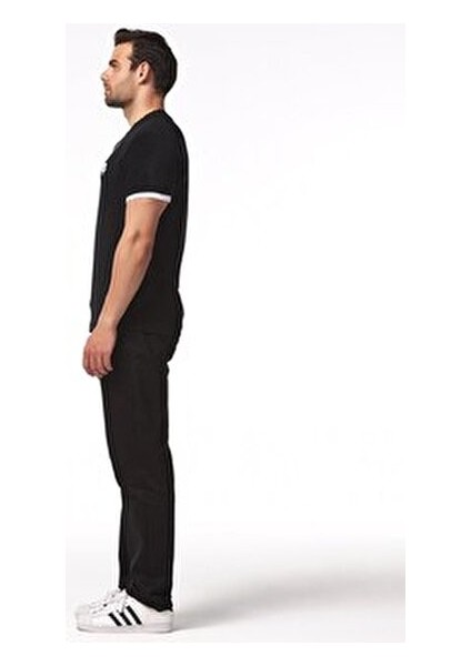 Siyah T-Shirt Lisanslı Yazılı Logolu Erkekler İçin Hediye Paketiyle Gönderim