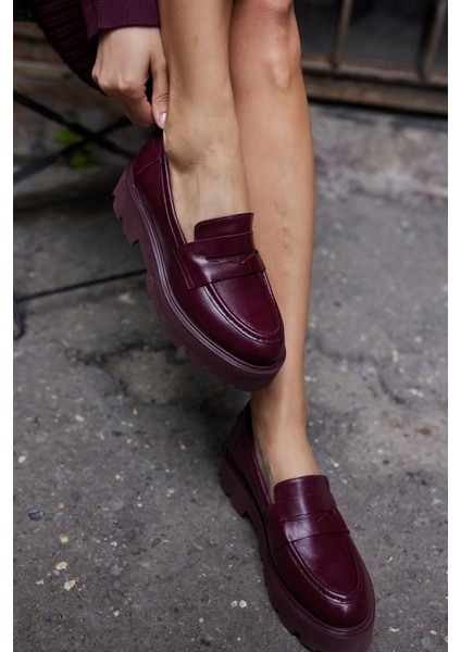 Alberto Kadın Kahve Gercek Deri Eva Taban Loafer Ayakkabi indirimleri