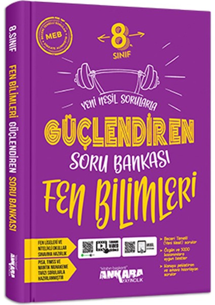 8.sınıf Güçlendiren Fen Bilimleri Soru Bankası (Güncel Marif Model) modelleri