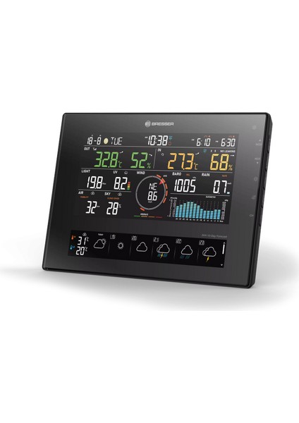 , 11-Day 4cast Cv Wi-Fi Weather Station 7-In-1 indirimleri
