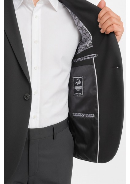 Erkek Tek Düğme Slim Fit Takım Elbise - Şık Ofis ve Davet Kombini indirimleri