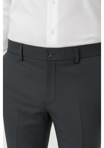 Erkek Tek Düğme Slim Fit Takım Elbise - Şık Ofis ve Davet Kombini