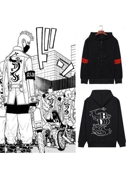 Touz Anime Tokyo Revengers Manga Siyah Hırka modelleri