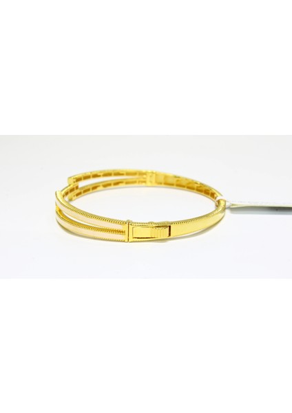 14 Ayar Altın Ajda Model Tek Sıralı Kaburga Kelepçe Bilezik 8.42 gr fiyatları