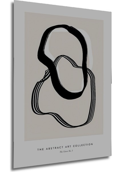 Dekoratif Ahşap Dikdörtgen Tablo Soyut Çizgiler modelleri