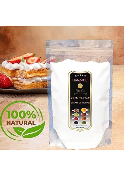 Hanzade Bitkisel Krem Tartar Potasyum Bitartarat 100 gr fiyatları