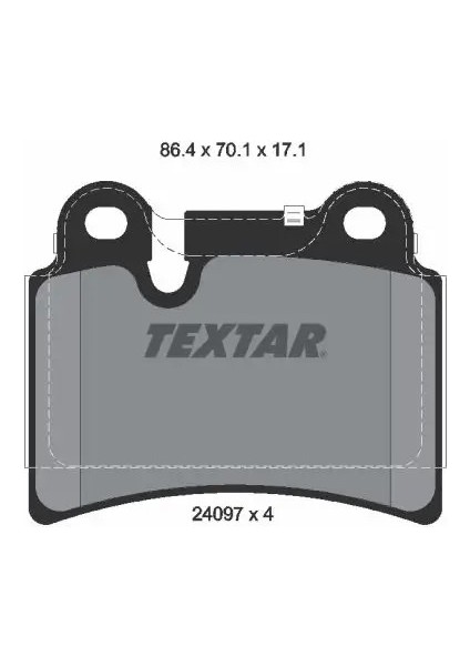 2409701 Arka Fren Balatasi 7L6698451B