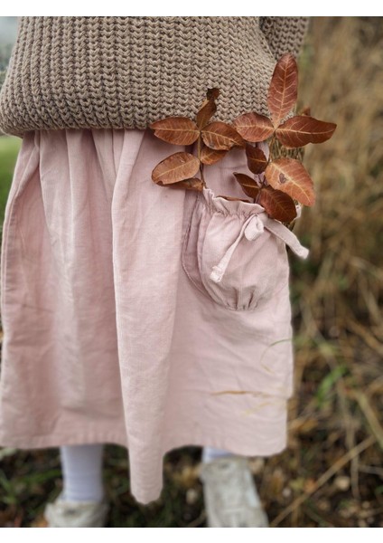 Etek 4-12 Yaş Pudra Pembe