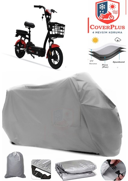 Arora Casper New Gri Motorsiket Brandası Motor Örtüsü Çadır Su Geçirmez Motosiklet Kılıfı Motor Brandası