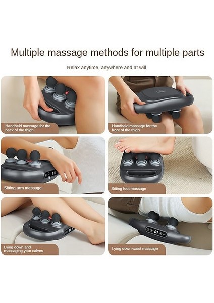 6 Toplu Şarjlı Masaj Aleti 9 Modlu Tüm Vücut Uyumlu M-16 fiyatları