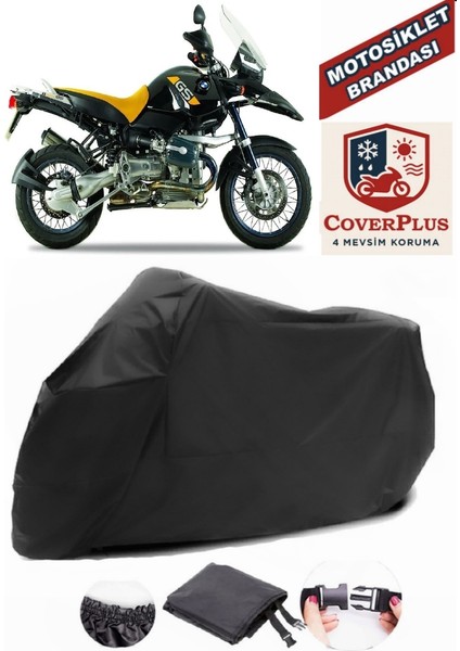 Bmw R 1150 Gs Siyah Motorsiket Brandası Motor Örtüsü Çadır Su Geçirmez Motosiklet Kılıfı Motor Brandası