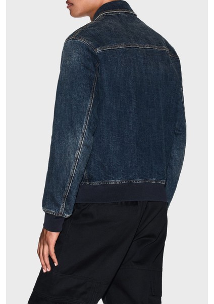 Pamuklu Regular Fit Klasik Yaka Kot Ceket Erkek Kot Ceket XM001955 AF15833 MB001 fiyatları