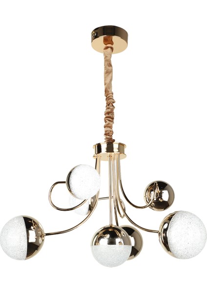 Larin Ledli 7 .li Avize Gold Kaplama modelleri