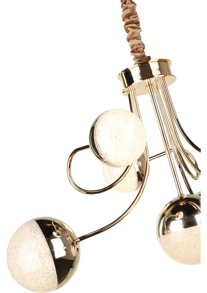 Larin Ledli 7 .li Avize Gold Kaplama fırsatları