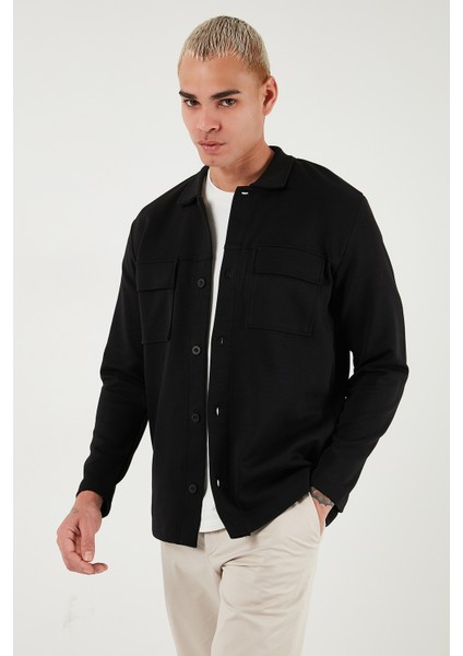 Pamuklu Regular Fit Klasik Yaka Göğüs Cep Detaylı Gömlek Erkek Gömlek 5901220 modelleri