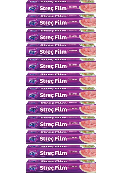Streç Film 33 Mt 12 Paket