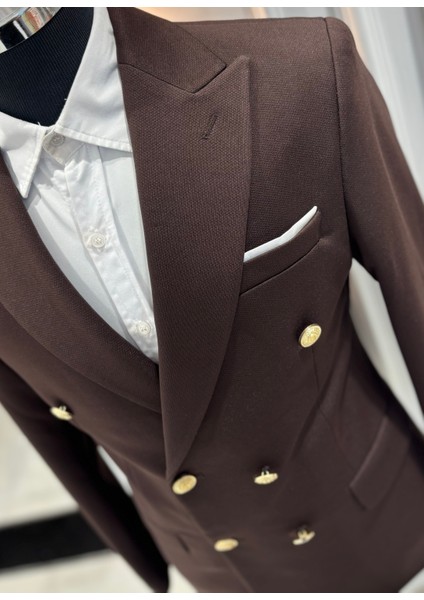 Erkek Kruvaze Slim Fit Takım Elbise fiyatları