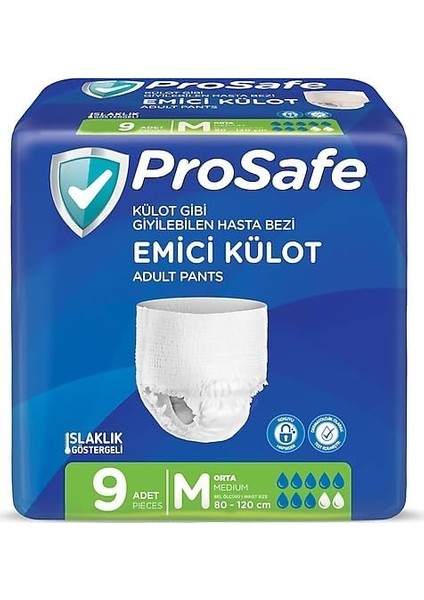 Canbebe Prosafe Adult Pants Medium N2 9x8 Orta Boy Yetişkin Külot Bezi