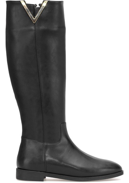 25BK41.104 Kadın Klasik Çizme Siyah