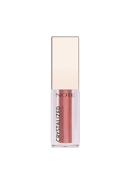 Note Crystalized Liquid Eyeshadow Likit Metalik Göz Farı, 04 Pink Bouquet