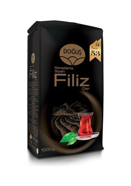 Doğuş Çay No:53 Karadeniz Siyah Filiz 1000 gr modelleri
